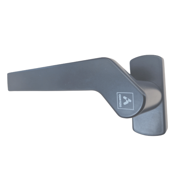 CORTIZO Offset Single Handle for Windows - Black & Anthracite Grey