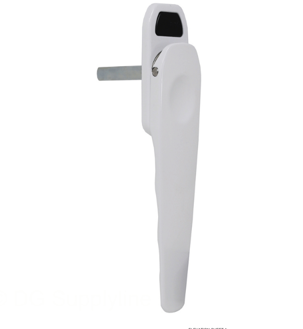 Smart Aluminium ACDV426 Contemporary Bifold Patio Door Handle with Integrated Escutcheon Plate