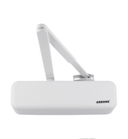 Hoppe Arrone AR3500 Overhead Surface Mount Door Closer | Traffic White Finish (RAL 9016) | Item 87101074