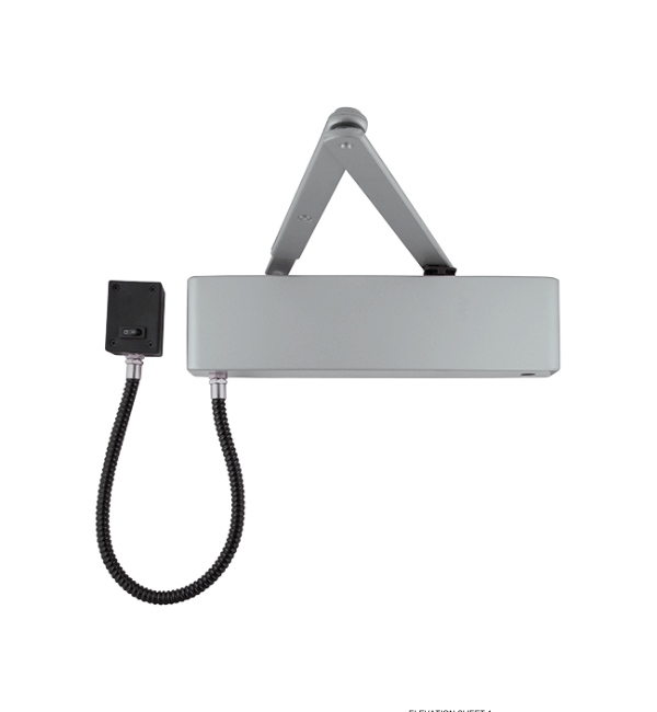 Hoppe Arrone AR1998 Electromagnetic Door Closer - Silver Finish (Item 87132361)
