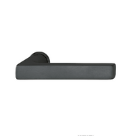 HOPPE Dallas M1643/845 Mini Rose Door Handle Set - Satin Black & Copper