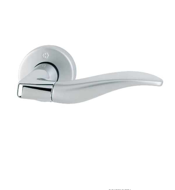 HOPPE Phoenix M1640/19K Dual Chrome Sprung Lever Handle Set - German Engineered, Commercial Grade