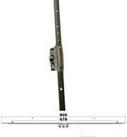 KAWNEER Inline Espag Window Lock Gearbox - 20mm Backset for Aluminium and UPVC