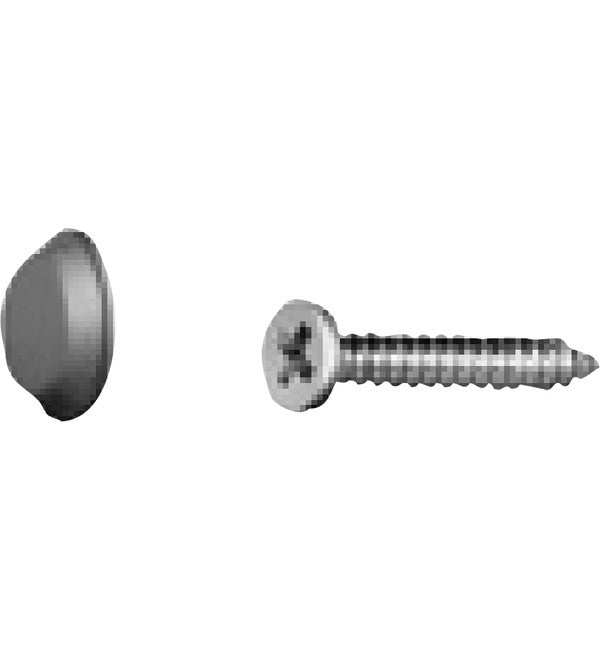 Schuco 205513 – Self-Tapping Screw with Cover Cap ST3.9x13, White (Pack of 100) – product photo