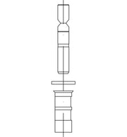 Schuco 209810 – Repair Kit for 2-Part Surface-Mounted Door Hinges – diagram