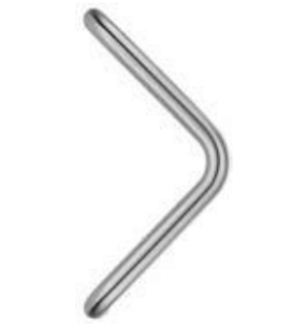 Schuco 210771 - 375mm Stainless Steel Triangular Door Pull Handle | Geometric Architectural Hardware
