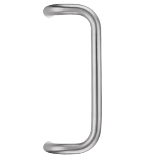 Schuco 210795 Rectangular Door Pull Handle - 380mm Stainless Steel