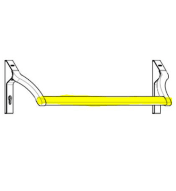 Schuco 212991 1150mm Extended Length Hollow Handle Bar for Commercial Doors