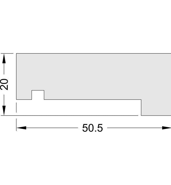 Schuco 220321 Glazing Support - PUR – diagram