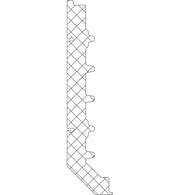 Schuco 220800 – Glazing Rebate Insulation - 100mm Basic Depth – diagram