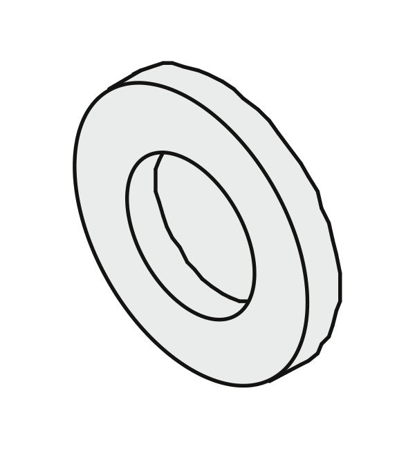Schuco 225002 – Washer for Spandrel Safety Barrier – diagram