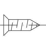 Schuco 225344 – Countersunk Self-Tapping Screw ST 2.9x9.5 – diagram