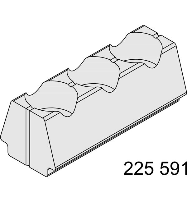Schuco 225591 – Plastic Retaining Clip – product diagram