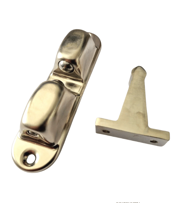 Schuco 227173 Bi-fold Door Stop Retaining Catch - Stainless Steel