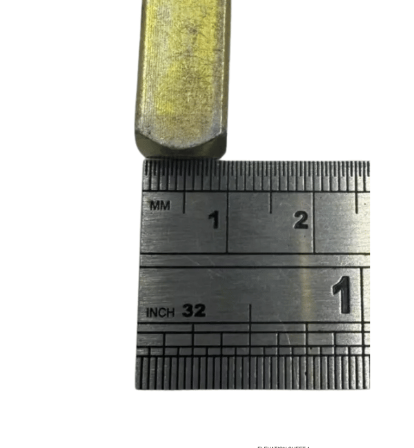 Schuco 227874 10mm Square x 170mm Spindle for Aluminum Windows and Doors
