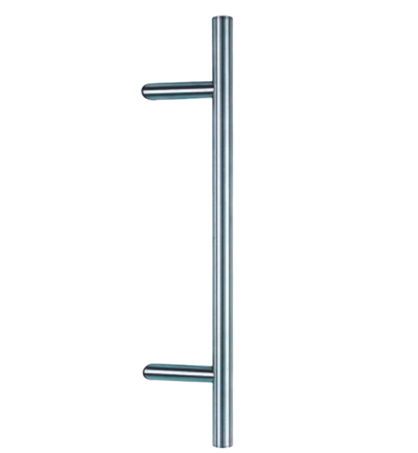 Schuco 600mm Stainless Steel Angled Pull Door Handle (240097)