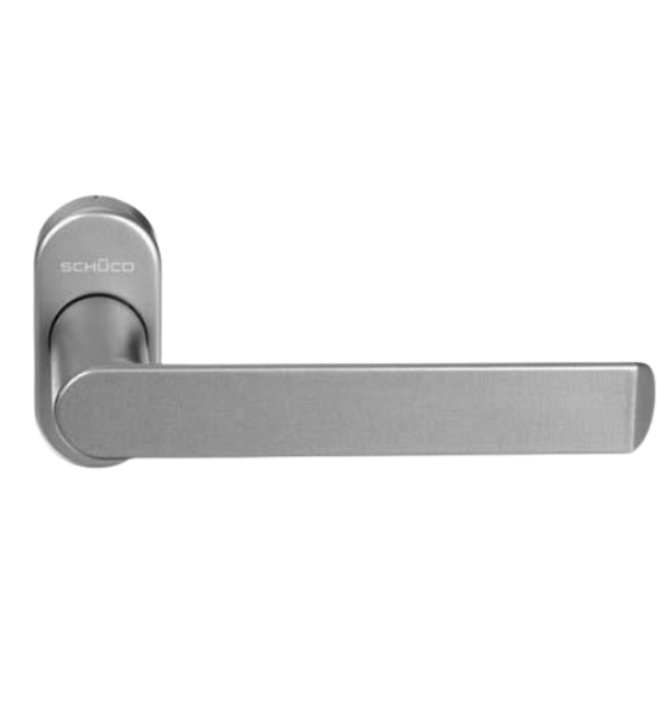Schuco 240153 Black Commercial Door Handle - Professional Grade RAL 9005 Hardware