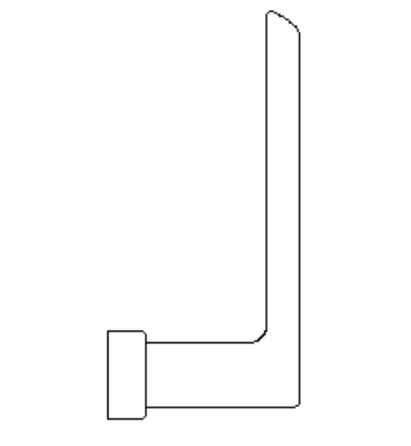 Schuco 240153 Black Commercial Door Handle - Professional Grade RAL 9005 Hardware