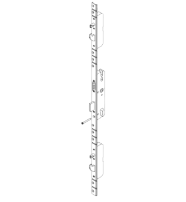 Schuco 241398 Multi-Point Lock: Advanced Claw Bolt & Pin Security Mechanism