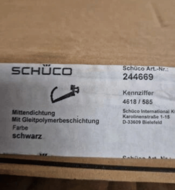 Schuco 244669 Glazing Gasket - 5 Meter Length for Aluminium Bi-Fold Doors