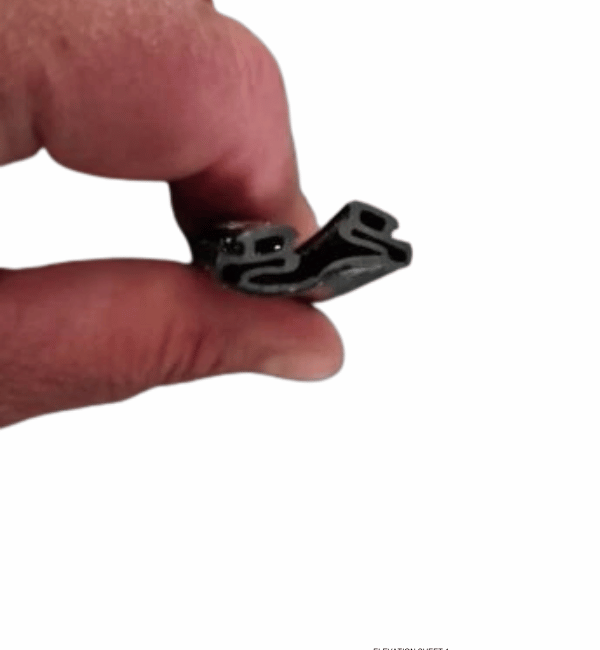 SCHÜCO 244829 Rebate Glazing Gasket - 5 Meter Length for Aluminium Systems
