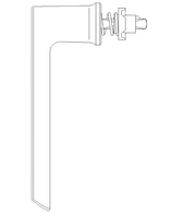 Schuco 247001 Standard Window Handle - Reliable Basic Control Hardware