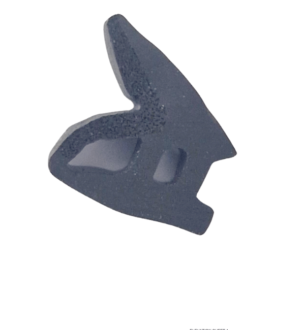 SCHÜCO 284826 Glazing Gasket - 5 Meter Weather Seal for Aluminium Systems