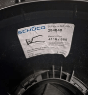 Schüco 284840 Genuine Glazing Gasket - 5 Meter Roll for Aluminium Systems