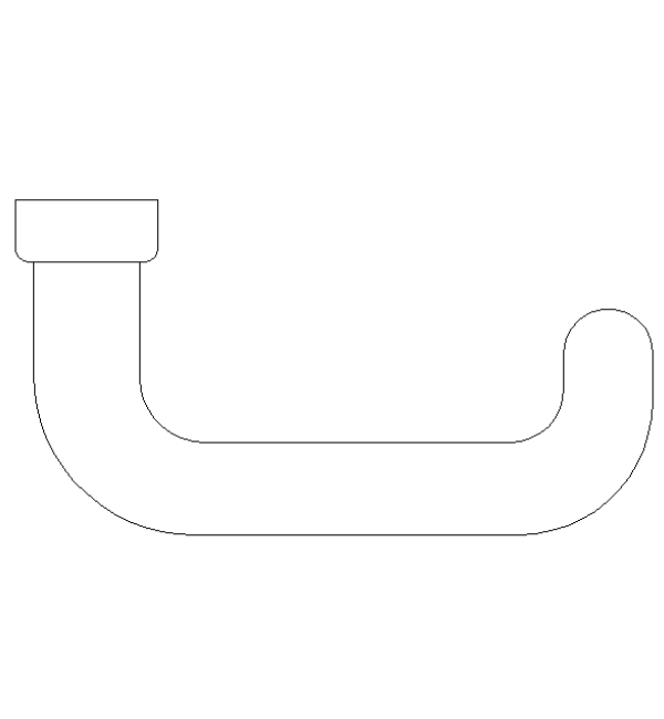 Schuco 210678 Tubular Frame Door Handle - Specialized Hardware for Commercial Applications