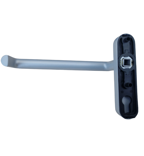 Schuco 269227 Lift & Slide Door Handle - RAL9006 Grey (Internal Lever)