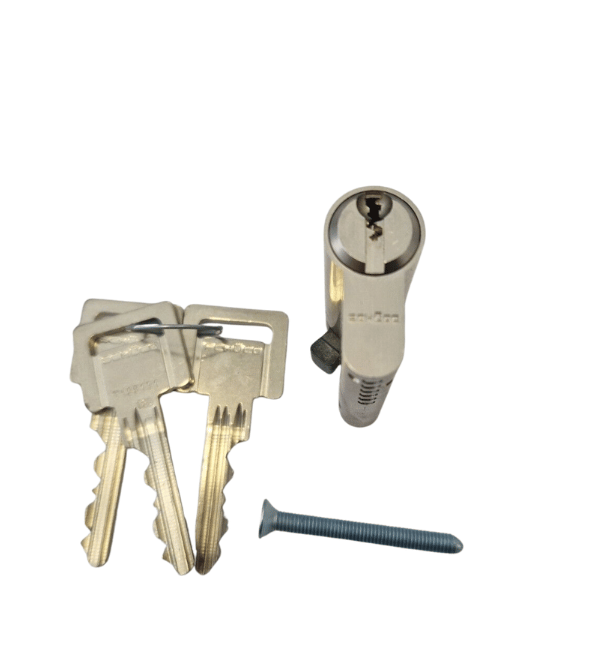 Schüco Profile Cylinder 279132: 45/10mm 45° Cam Lock Cylinder for Enhanced Door Security