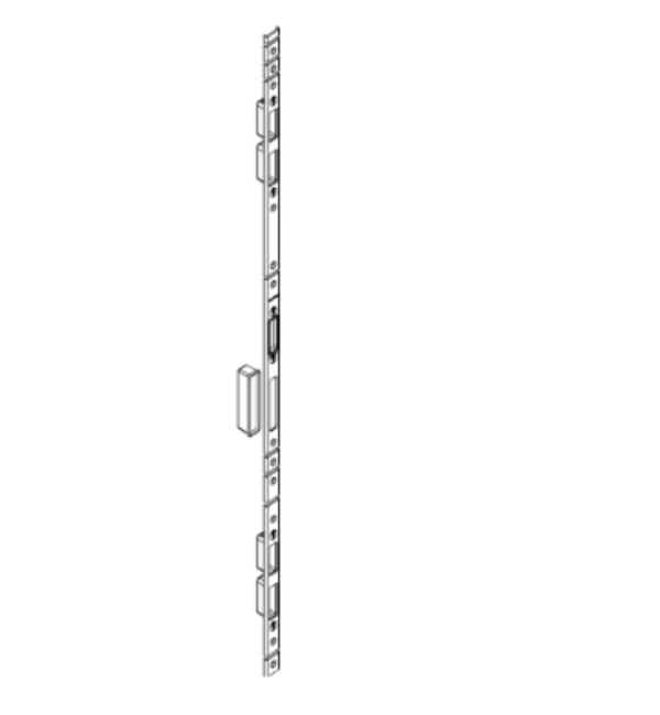 Schücco 240865 1-Part Lock Strike for Multi-Point Locking Systems