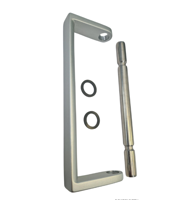 SCHUECO 269367 Silver Anodized Pull Handle for AS FD 75 Bifold Doors