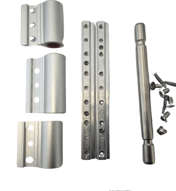 Schueco 279713 Turn Hung Hinge for ASFD75 Bi-fold Doors - Silver Anodized