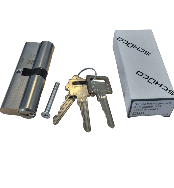 SCHÜCO Double Cylinder 279211 - 30° Cam, 45/45mm