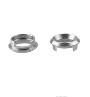 Schücco 237963 Round Stainless Steel Profile Cylinder Rose - Silver