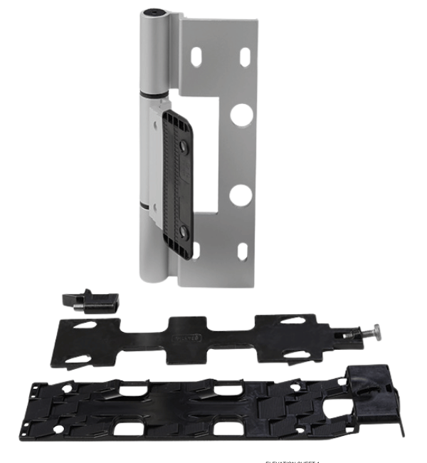 Schücco Door Hinge 239596 - Premium Natural Silver Hinge for ADS70HI Outward Opening Doors