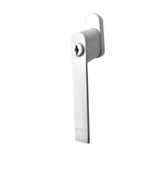 Schuco 269070 Key Lockable Window Handle - Silver Finish