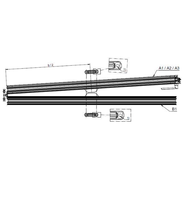 Schuco 270895 Magnetic Door Retaining Catch for Bi-fold Doors