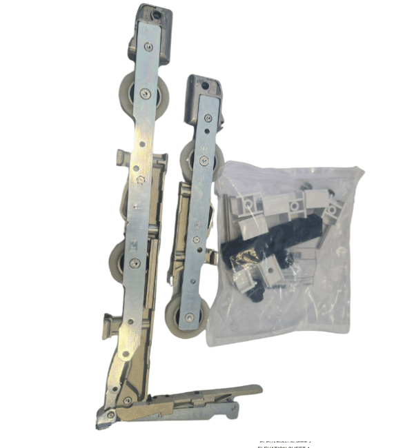 Siegenia HS Portal 300 LM Replacement Wheel Kit for Lift & Slide Aluminum Doors
