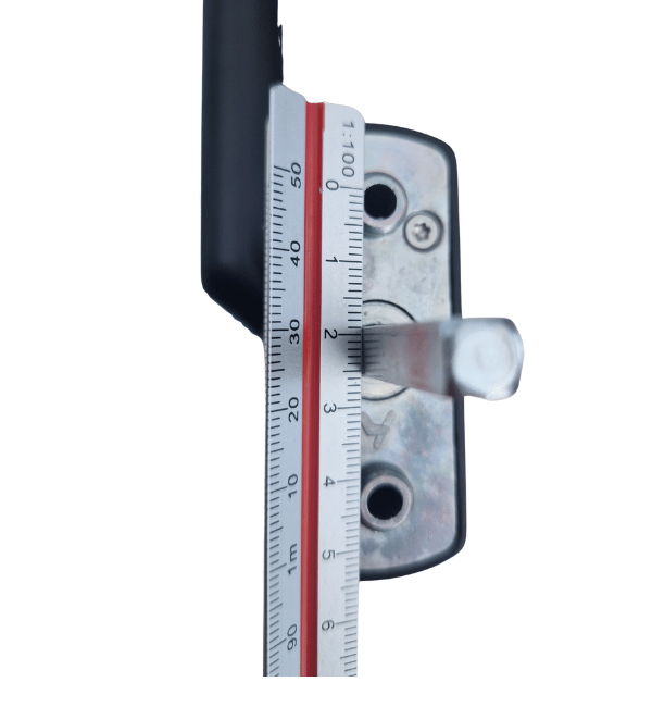 CORTIZO Offset Single Handle for Windows - Black & Anthracite Grey