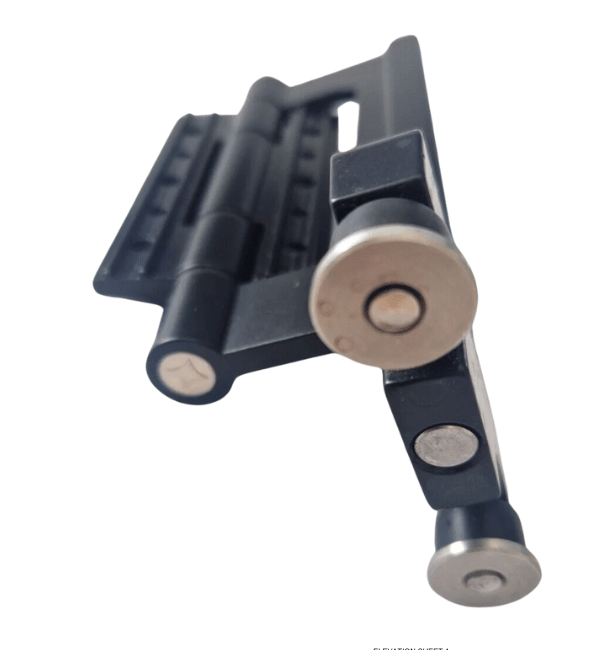 Smart ACDV 233 Black Bifold Patio Door Top Roller Hinge Guide for Bi-folding Doors