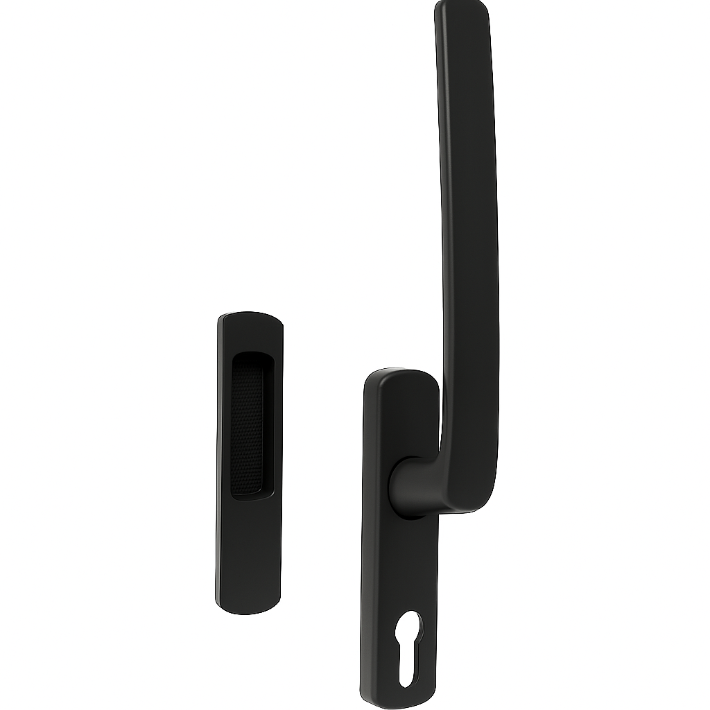 STAC/Cortizo Atria Lift & Slide Handle Set with External Pull - Black STAC-ATRIA-LS