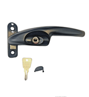 WINLOCK Universal Inline Window Handle - Black (Right Hand) for Aluminum & UPVC